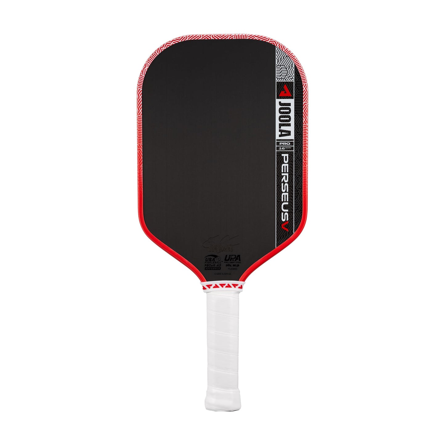 JOOLA Pro V Pickleball Paddle - 14mm/16mm - Raw Carbon Fiber Textured Surface - Enhanced Frame & Propulsion Core, USAPA & UPA-A Certified, NFC Chip Enabled, Premium Control & Lightweight Performance