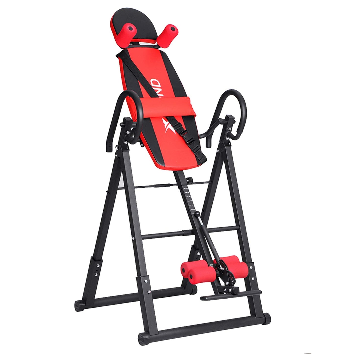 Strength Training Inversion Equipment, Heavy Duty Gravity Inversion Table with Headrest and Adjustable Protective Strap - 300lbs Capacity