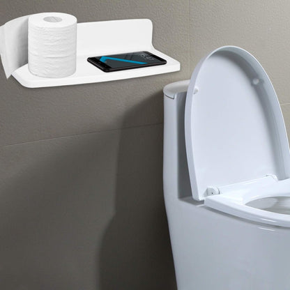 Wall Mounted Small Floating Shelf Stick On Shelves for Bedroom, Kitchen, Bathroom - Display Speakers, Photo Frame,