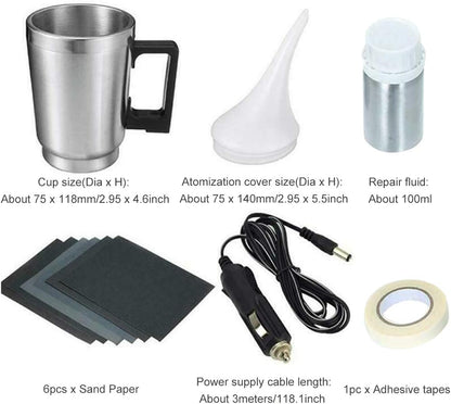 Atomizing Cup, Car Headlight Lens Polish Repair Tool Auto Restore Kit, Headlight Restoration Wipe & Washer