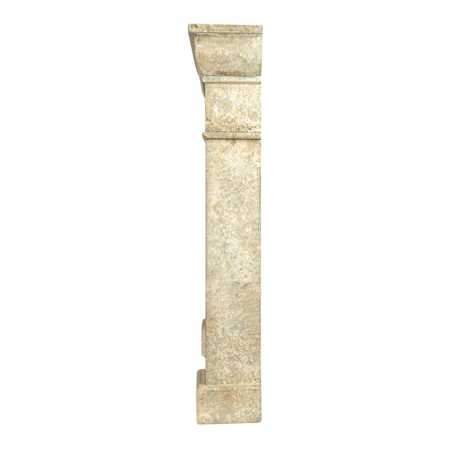 Creative Co-Op Monolith Decorative Fireplace Mantel, Antique