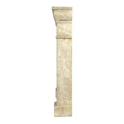 Creative Co-Op Monolith Decorative Fireplace Mantel, Antique