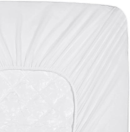 SERTA Power Clean Triple Action Quilted Mattress Pad Protector - Waterproof, Moisture Wicking, 15" Deep Pocket