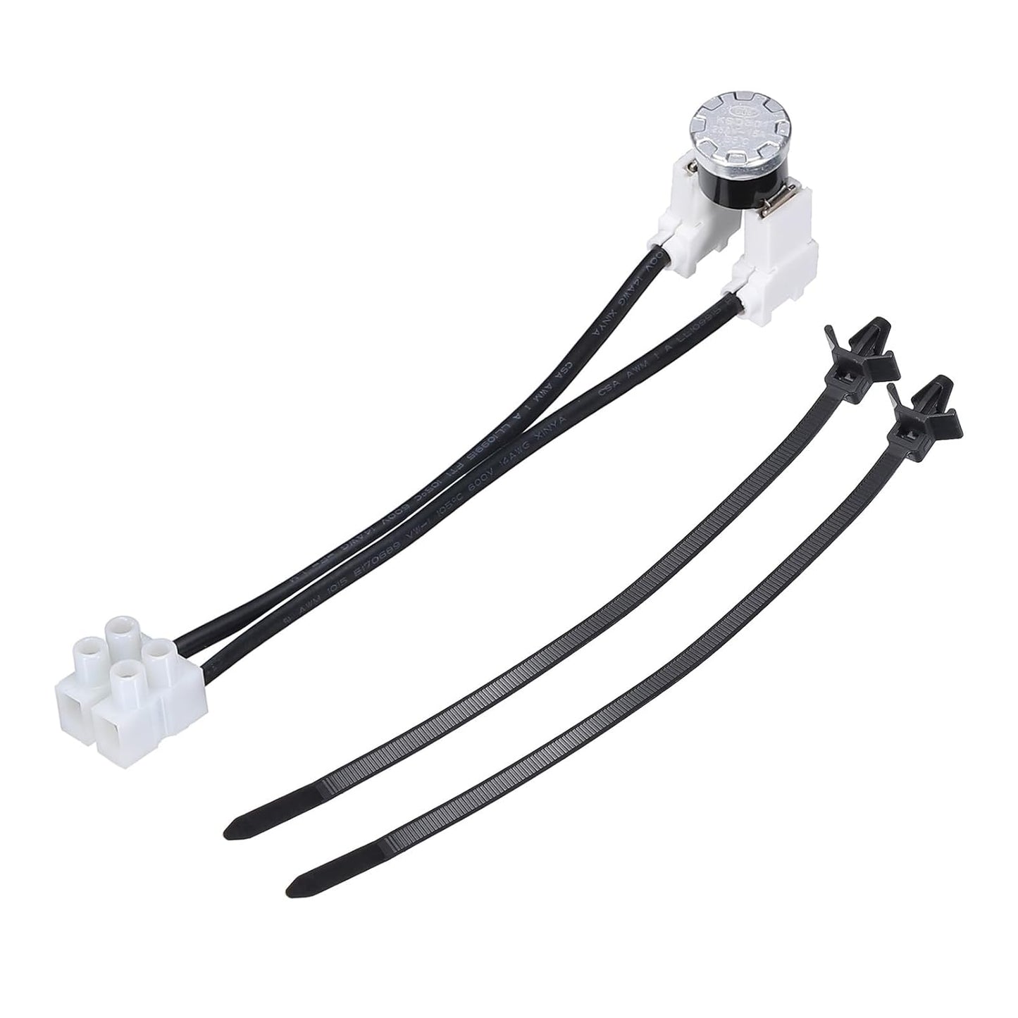 MECCANIXITY 1set W10258275 Dishwasher Bimetal Thermal Fuse, Easy to Install for AP4423189 661663 PS2360984