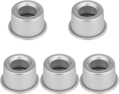 Mini Springform Pans, 2.5 Inch Anodized Aluminum Cake Mould, Removable Bottom Pudding Mold, 5 Pack