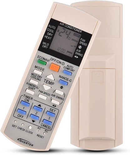 Universal Air Conditioner Remote Control Replacement for Panasonic Models A75c3300, A75c3208, A75c3706, A75c3708