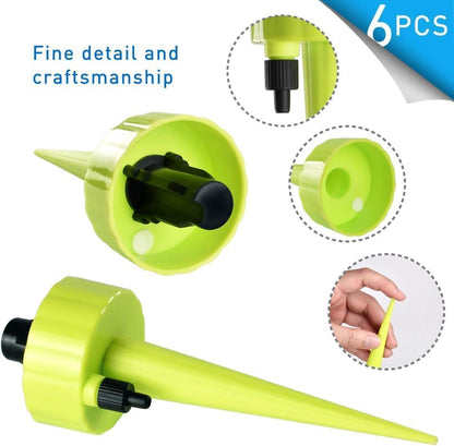 YIMIKE Plant Self Watering Spike, Plastic Self Watering Device with Slow Release Control Valve, 12PCS for Indoor &