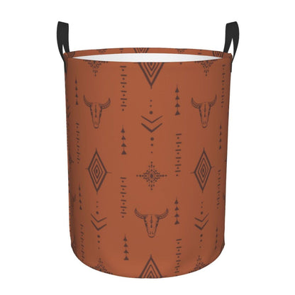Large Laundry Basket Western Boho Home Decor Laundry Hamper With Handles Collapsible Laundry Baskets Waterproof Dirty Clothes Hamper Storage Basket Toy Bins For Room Bathroom Bedroom Decor