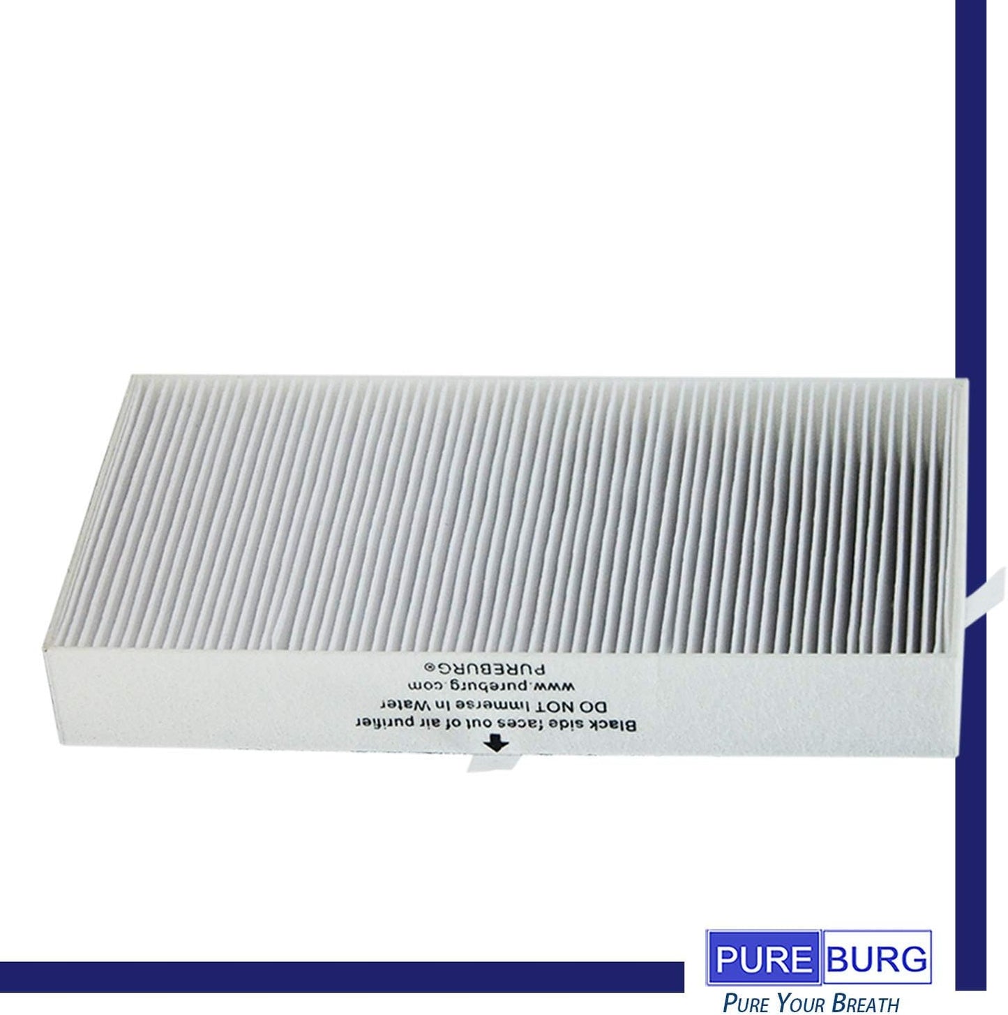 PUREBURG HRF201B True HEPA Replacement Filter for Honeywell HHT270 HHT270W HHT290, 2-Pack