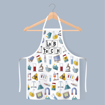 BDPWSS Lab Technician Gifts Science Aprons with Pocket, Lab Assistant Graduation Gift, Periodic Table