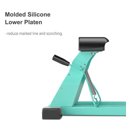 Hat Heat Press Machine for Caps with 2pcs Interchangeable Platens(6.7"x3.8", 6.7"x2.5"), Cap Heat Press for Stuctured Hats and HTV Iron On and Sublimation Projects, Heat Transfer Printing for Caps