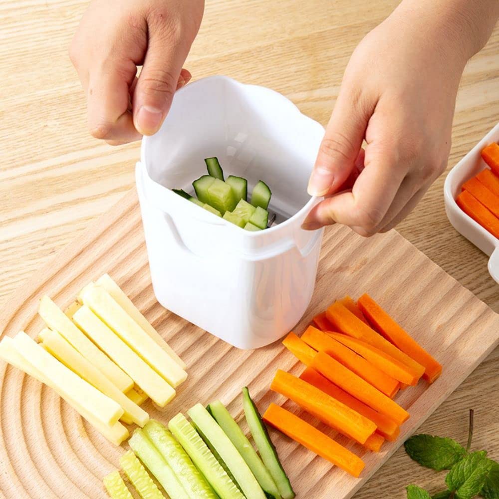 Cucumber Slicer, Strawberry Slicer, Carrot Cutter, Patoto Cutter, Multi-Function Fruit And Vegetable Slicer, Fruit Dipenser