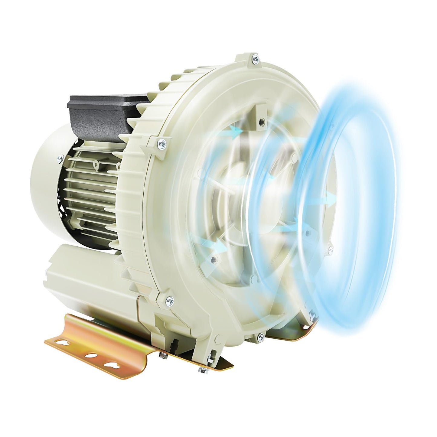 Air Pump Blower, 110V 370W 12KPa High Pressure Industrial Air Pump Blower Oxygen Aerator Aquarium Fish Tank Pond Aquaculture Blower