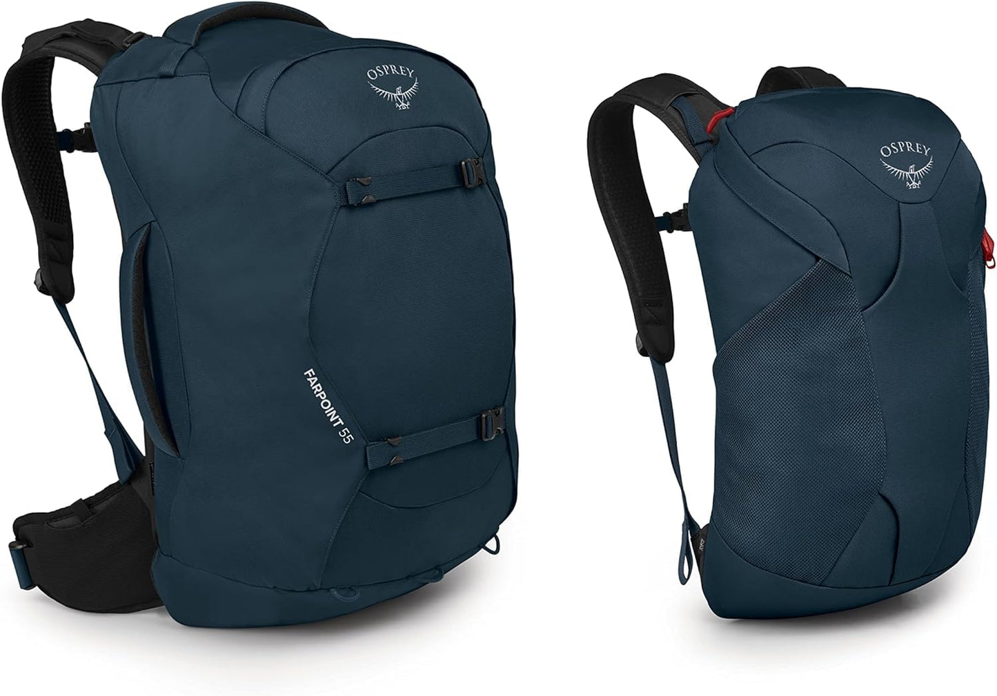 Osprey Farpoint 55L Men's Travel Backpack, Muted Space Blue