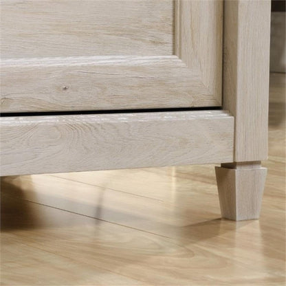 Home Square 2 Piece Engineered Wood Filing Cabinet Set in Chalked Chestnut