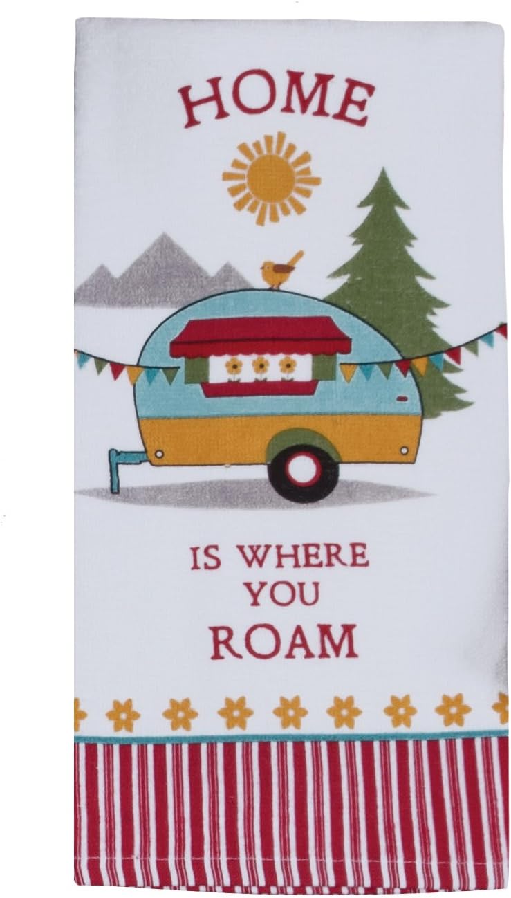 Kay Dee Designs 2 Piece Vintage Camper Cotton Kitchen Towel Bundle