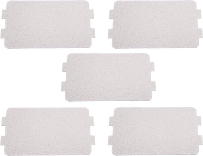 Zerodis 5PCS Microwave Oven Waveguide Cover, Mica Plate Sheet 116x64 mm, Microwave Replacement Repair Accessory