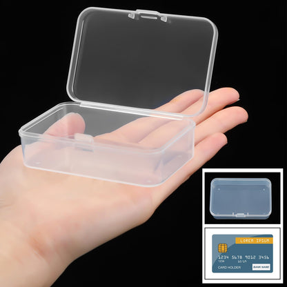 Blulu 13 Pieces Small Bead Organizers Plastic Bead Storage Containers with Lids Mini Clear Storage Cases Transparent Craft Boxes for Jewelry Diamonds DIY Art Craft Accessory(3.3 x 2.2 x 1 Inch)