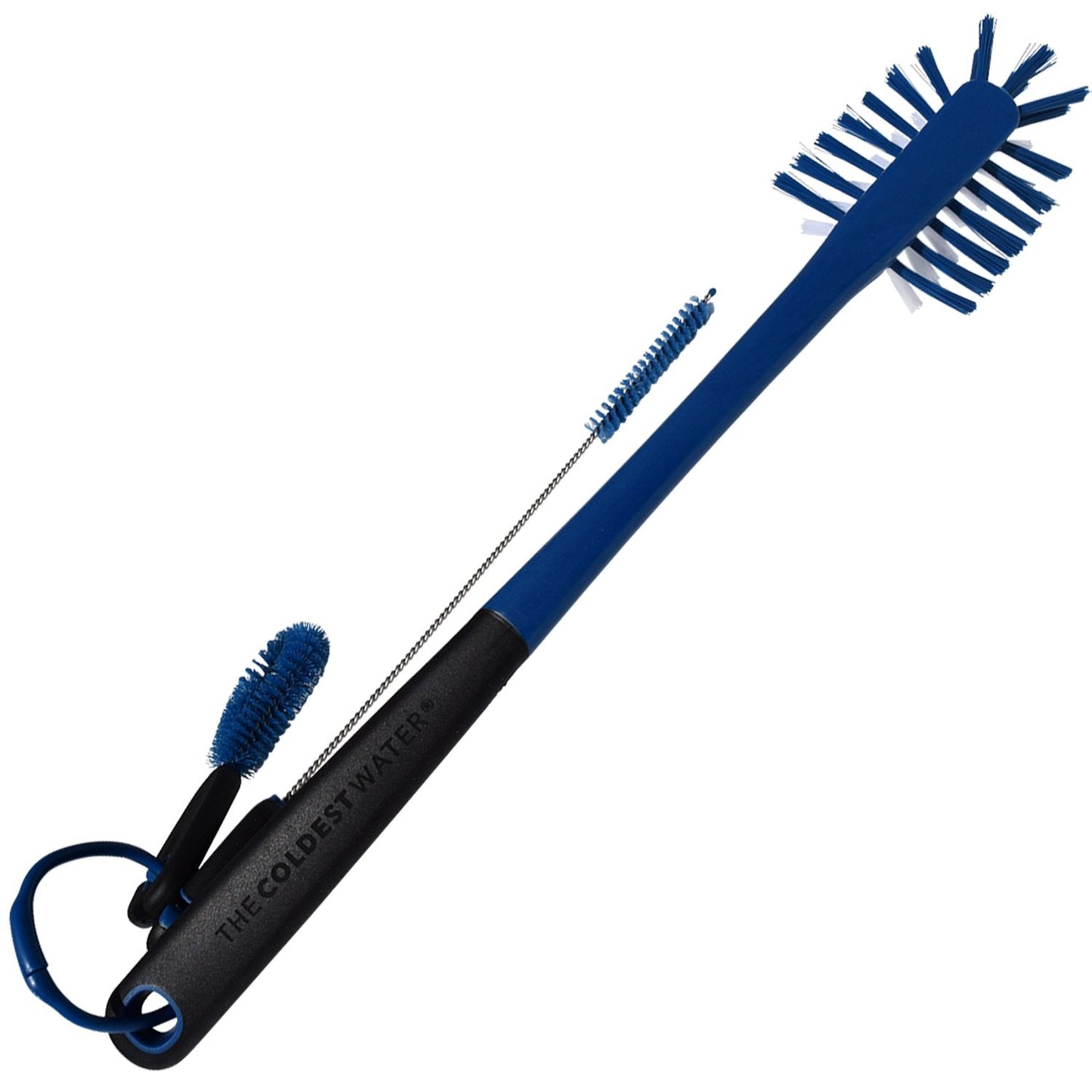 The Coldest Water Bottle Brush - Long Handle 3 in 1 Cleaning Kit for Stainless Steel Water Bottles, Lids, Straws. Tumblers, Coffee Mugs & Baby Bottles - Perfect Cleaner for Narrow Neck Bottles