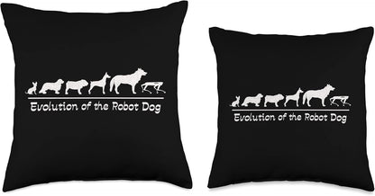 Drone Dog Toy Programmer Coding Automation Canine Robotics Throw Pillow, 18x18, Multicolor