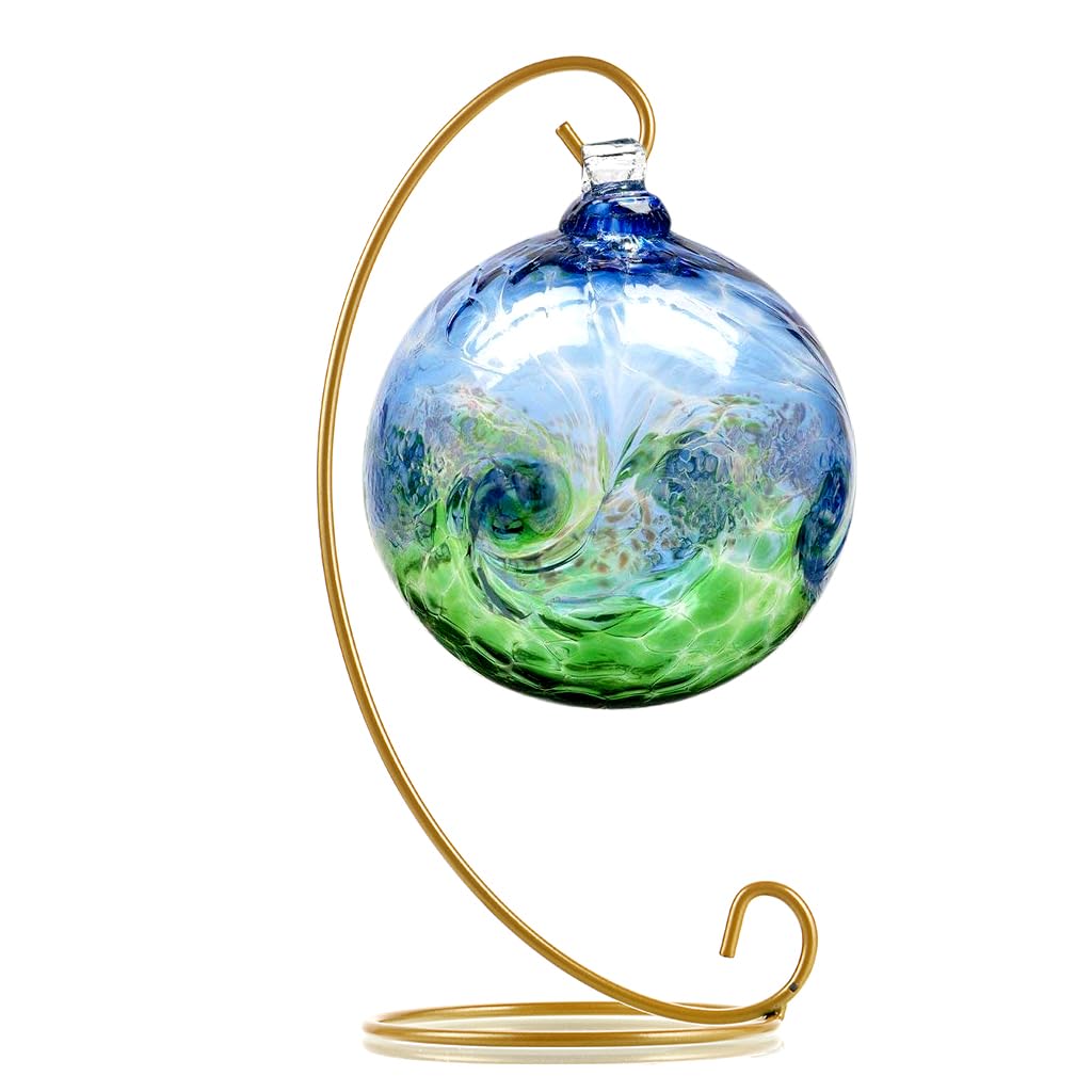 OwnMy Pack of 10 Ornament Display Stand Holder Iron Hanging Rack for Hanging Globe Air Plant Terrarium Witch Ball Bauble Home Party Craft