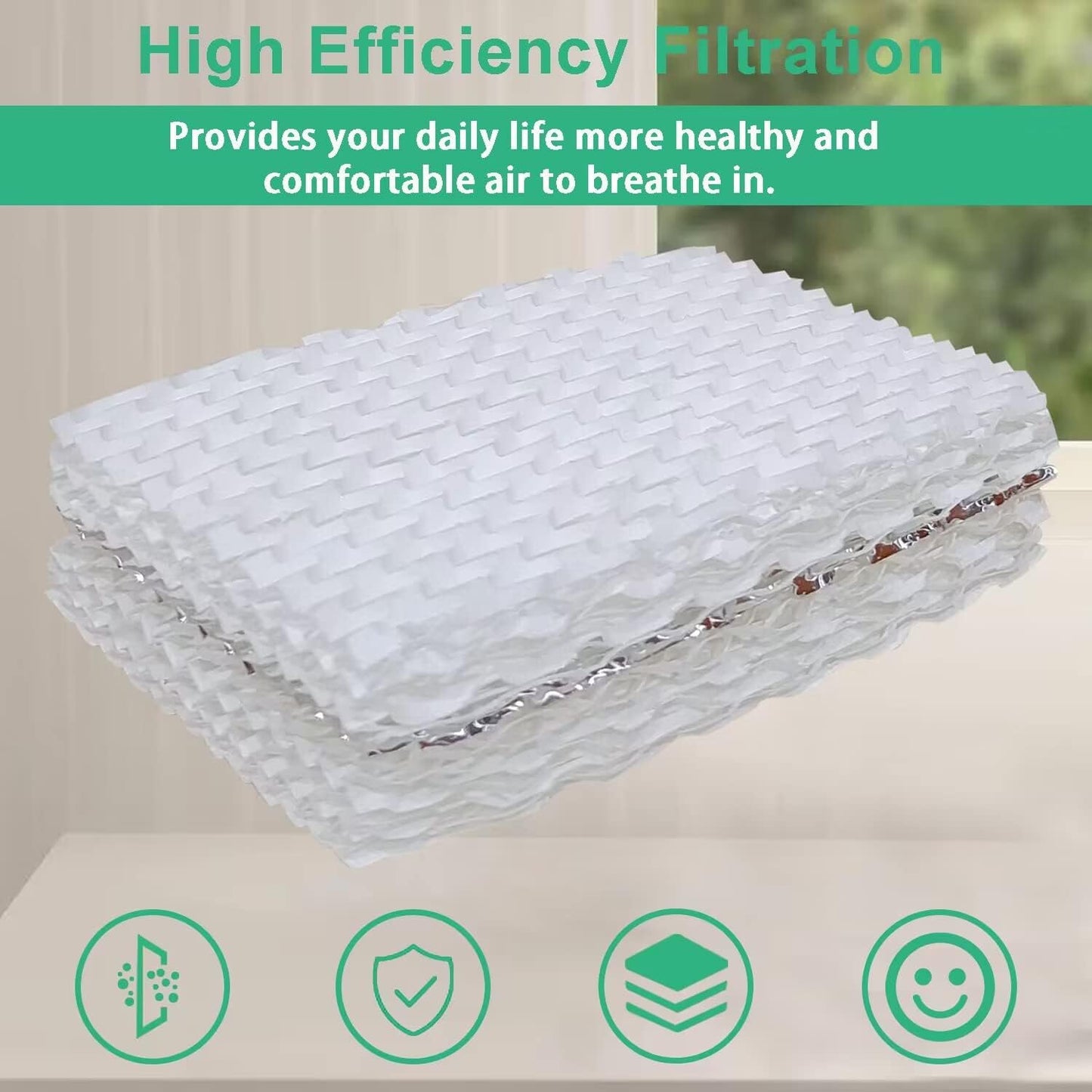 Replacement Wick Filters for ReliOn RCM-832 and ProCare PCWF813 Humidifier, 2 Pack