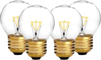 Oven Light Bulb - 40 Watt Appliance Bulb for Maytag GE Kenmore Whirlpool, 4 Pack