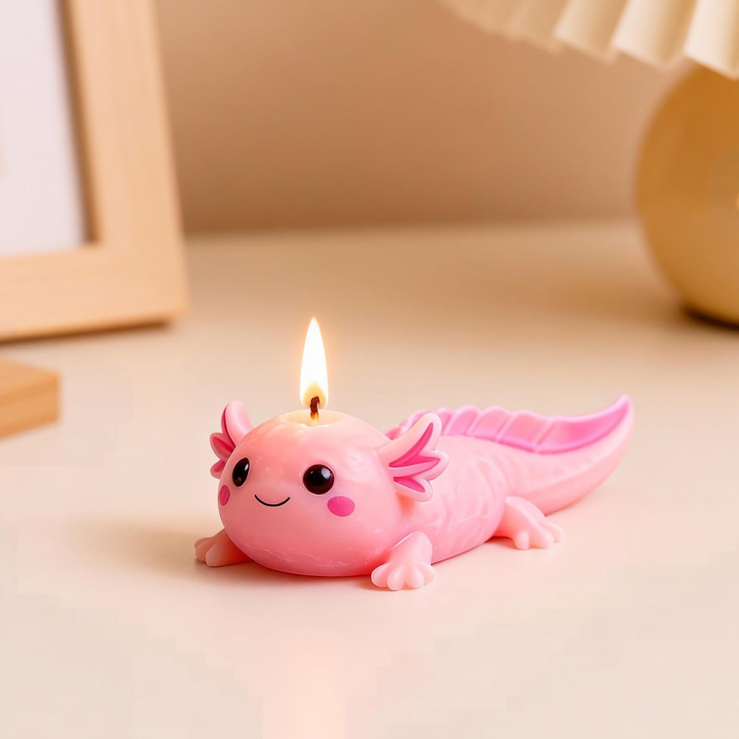 Axolotl Silicone Candle Mold, Animal Candle Mold for Candles Making Resin Casting Aromatherapy Candles Wax, Handmade Wax Soap, Gypsum Clay Home Decoration