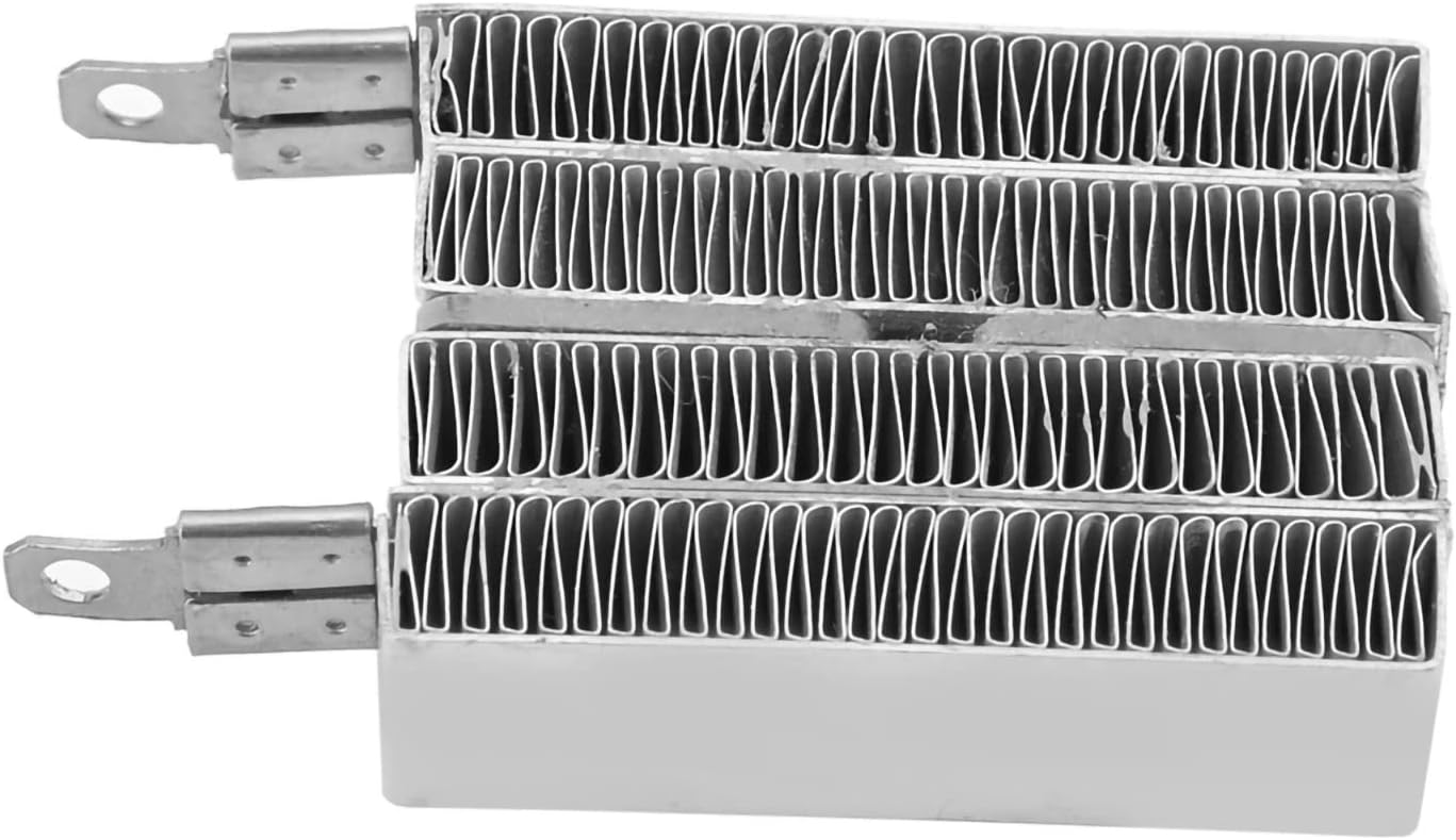 PTC Heating Electric Heater Kit, Thermostatic Insulated PTC Ceramic Air Space Heater Accessories (12V 70W)
