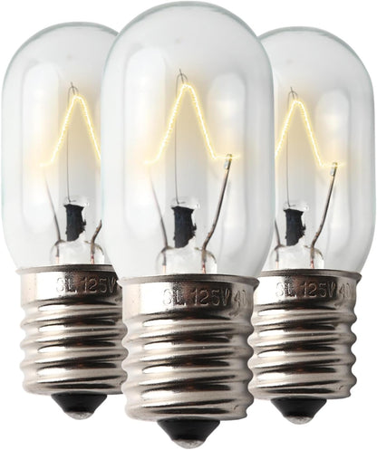 Seentech Microwave Oven Bulbs - Model 8206232A | 125V 40W E17 Base, Compatible with Part Numbers 1890433, 3 Pack