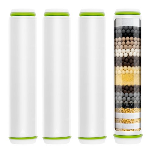 4 Pack Replacement Filters Compatible With PWERAN Handheld Shower Head,Shower Filter For Fitespot,Removes Chlorine