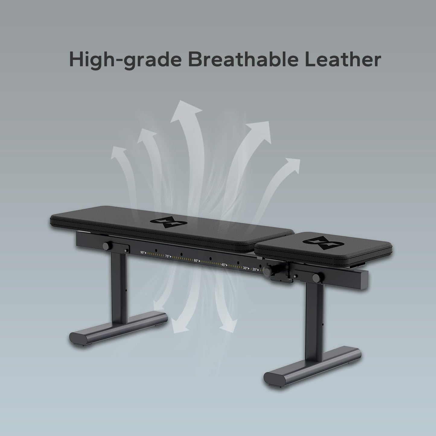 Speediance Adjustable Weight Bench, Foldable Workout Bench for Home Gym Use, Weight Bench with 881 LBS Weight Capacity-Black