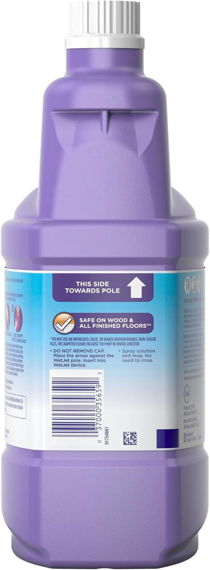 Swiffer WetJet Antibacterial Floor Cleaning Solution - Fresh Citrus Scent, 1.25 Liters | All-Purpose Refill