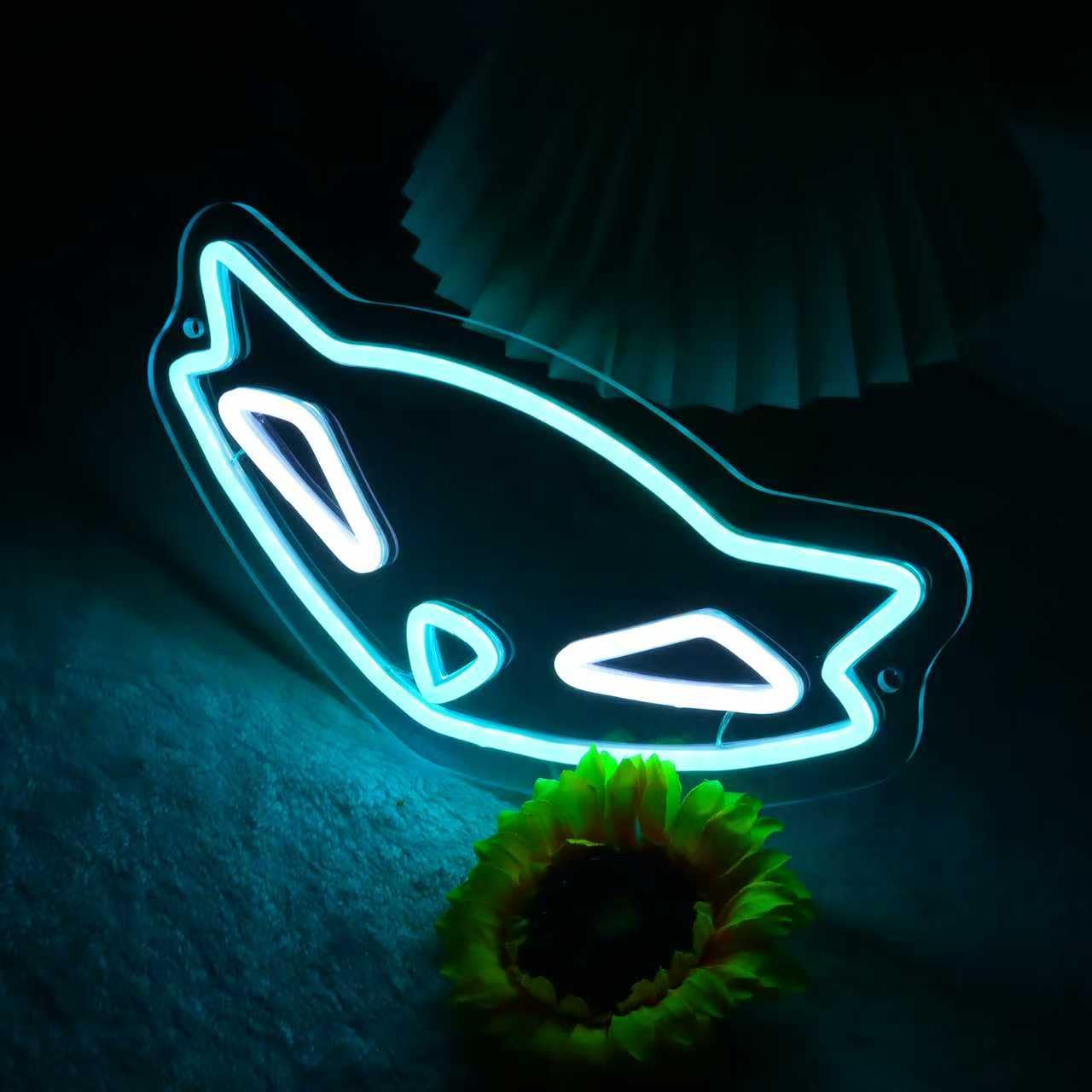 MOERBENCHI Sly Raccoon Neon Sign Thieves Game Neon Sign for Wall Decor, Dimmable LED Lights for Bedroom Man Cave Party Bar Gamr Room Background Decoration, Gamer Gifts for Teenage