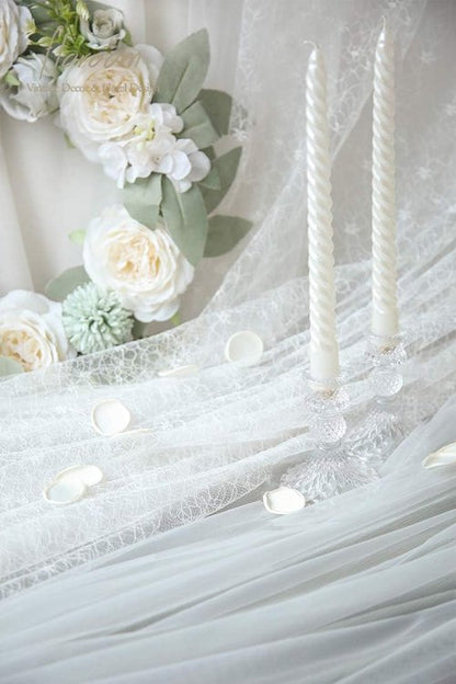 Floroom 300 Pcs Ivory Faux Silk Rose Petals - Perfect for Weddings, Bridal Showers & Table Decor