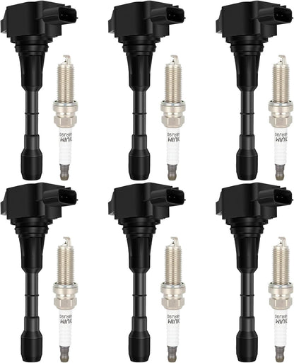 ECCPP 3 ignition coils with 3 iridium Spark Plugs,UF808,coils packs,for Smart Fortwo 2016-2017 0.9L‎224332428R,UF-808