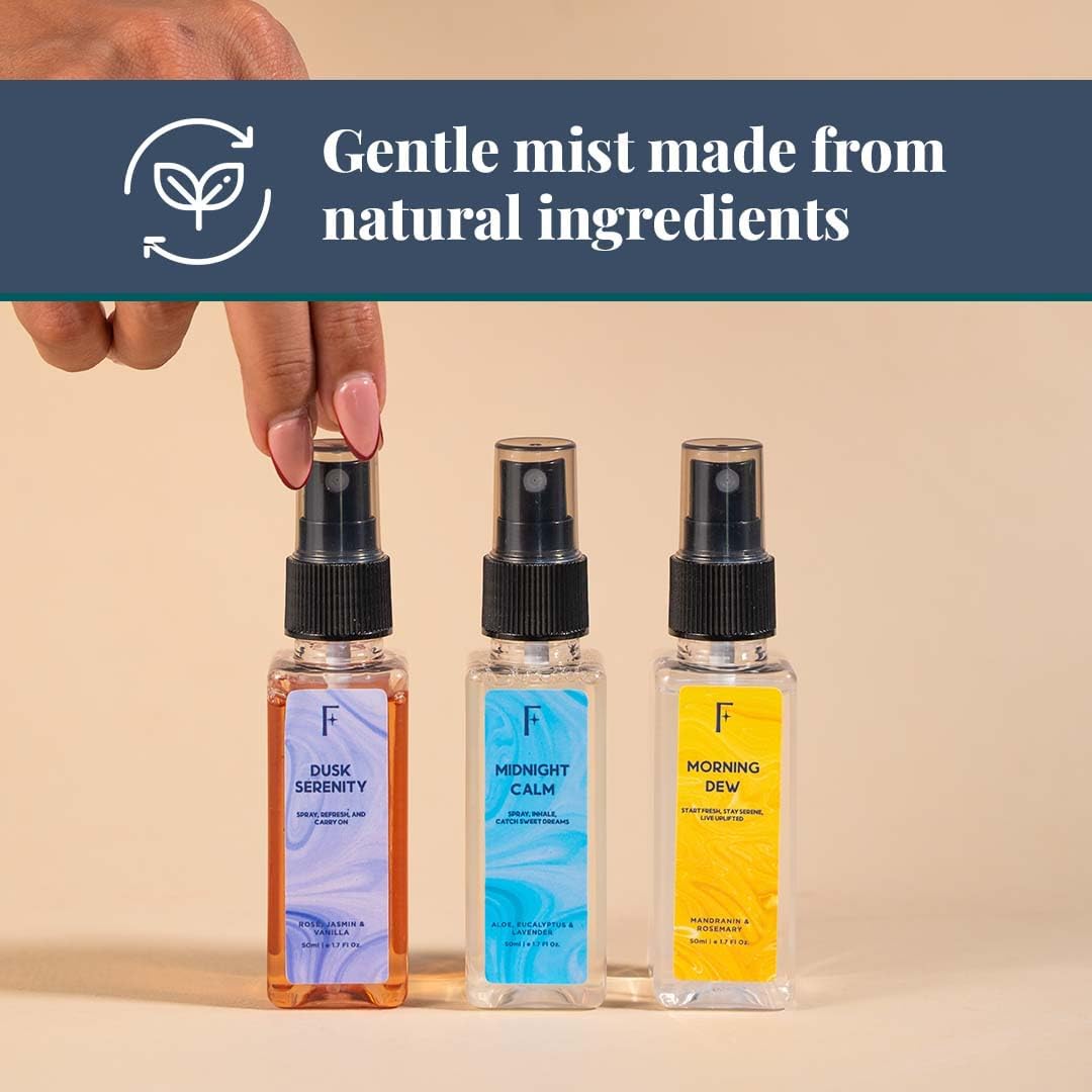Set 3 (5.1 Oz) Folkulture Luxury Room Spray Odor Eliminator - of Fl | Non Toxic,Long Lasting Fresh Scent Lavender