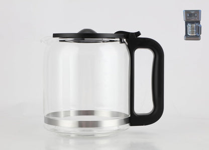 14 Cups Glass Coffee Maker Replacement for Mr. Coffee, BPA-Free, Food Safe, Heat-Resistant Handle