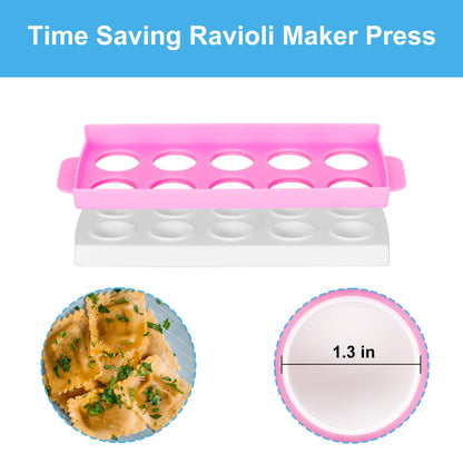 Pasta Making Tools Set, 13 PCS Pasta Making Kit Pasta Making Accessories Homemade Noodle Kit Ravioli Cutter Set