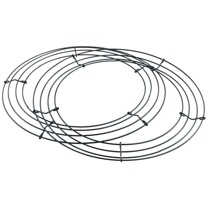 KINJOEK 15 Pack 12 Inch Wire Wreaths Frames, Wreath Forms Wreath Rings, Round Wire Frames for Wreaths, Christmas Decoration