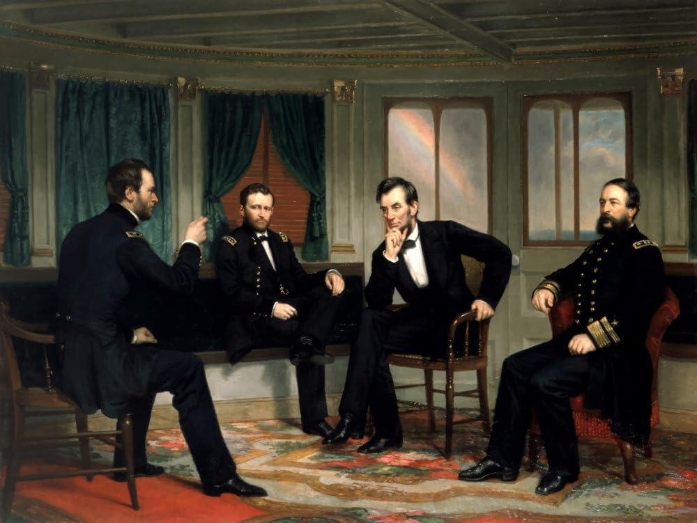 Posterazzi Digitally Restored Civil War Painting of The Peacemakers Poster Print (16 x 12)