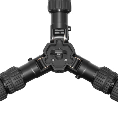 FANAUE Carbon Fiber Tripod, 68" Professional Camera Tripod, Compact Lightweight Tripods with 3-Section Legs, Load Up to 40 lbs, for DSLR Camera - HTC-4030CK