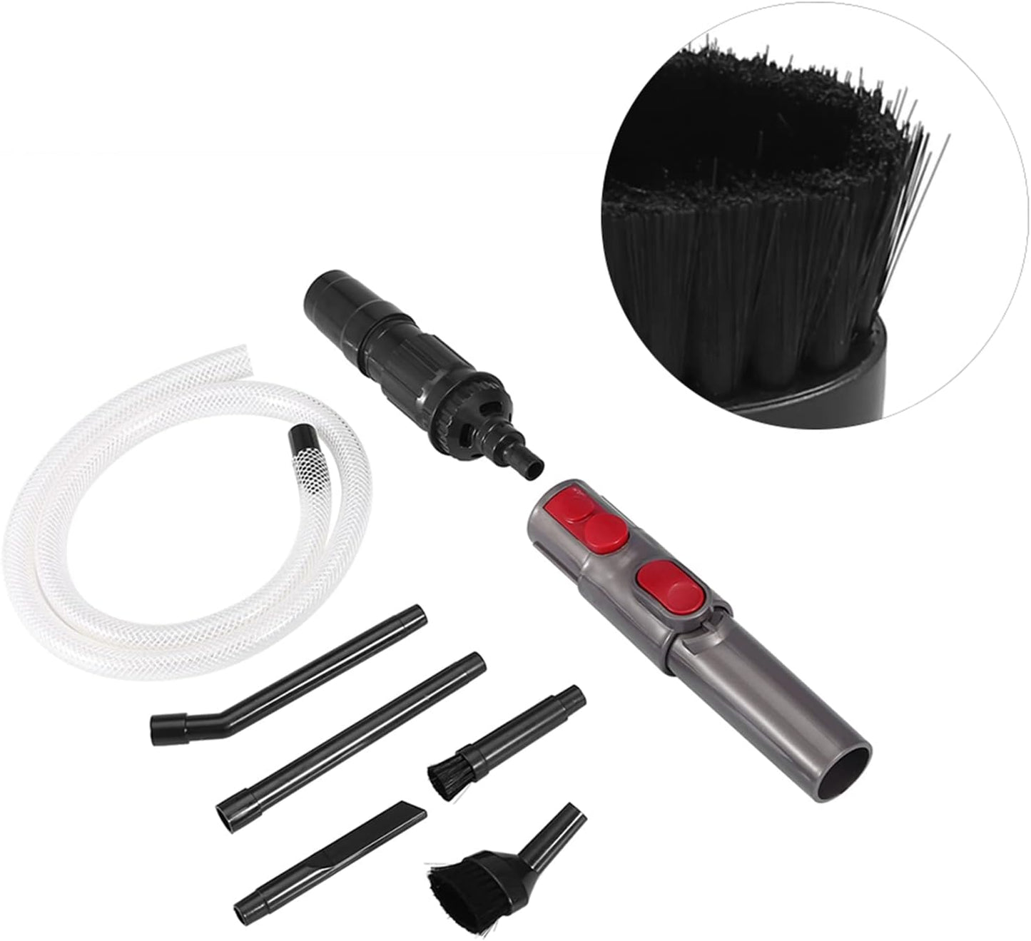 9Pcs Mini Micro Vacuum Cleaners Attachments Kit for Machine Cleaning and Car Vehicle Cleaning