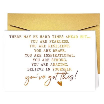 PUGAILA Heartfelt Encouragement&Support Card, Sympathy, Get Well, Affirmation, Positive Sobriety, Thinking of You, Speedy Surgery Recovery Card&Gift for Family Friend Coworker Cancer Patients