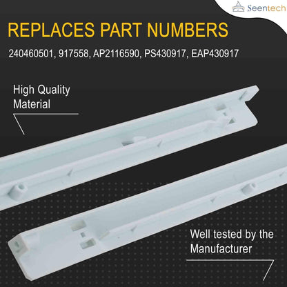 Seentech Refrigerator Pan Hangers (Right) 240530701, Compatible Frigi-daire, Replaces 917558, AH430917, EA430917
