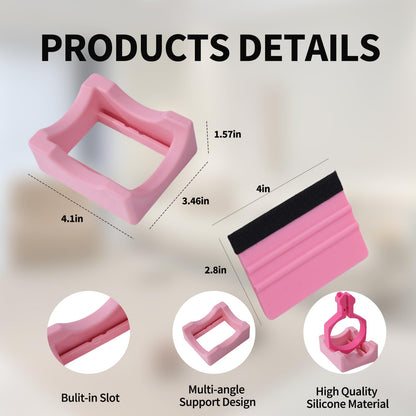 Majreey Sublimation Blanks Tumbler Clamp Tool, for 20 Oz Sublimation Blanks, Heat Resistant Gloves, Heat Tape Sublimation, Heat Tape Dispenser Sublimation Kit, Tumbler Clamp Clamp (Blue,Pink)