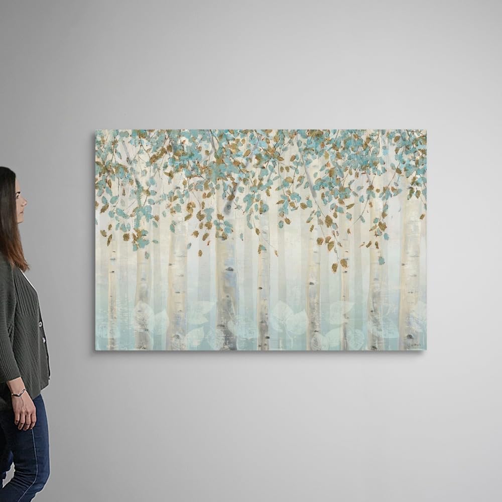 CANVAS ON DEMAND Dream Forest I Canvas Wall Art Print by James Wiens, Abstract, Contemporary, Home Decor, Design, Autumn Artwork,60" x40in