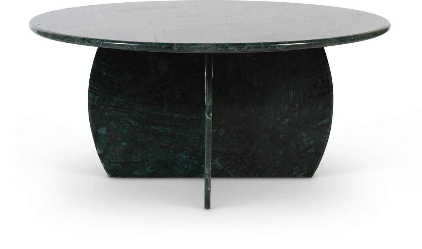 Meridian Furniture Formentera Green Marble Coffee Table