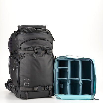 Shimoda Action X30 v2 Starter Kit, Outdoor Photography Adventure Pack for mirrorless and DSLR cameras, includes Medium Mirrorless Core Unit, Expandable Rolltop, 16" Laptop Sleeve, Black