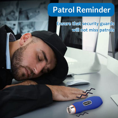 JWM iButton Guard Tour System with Flashlight, Security Patrol Wand with Free Cloud & Standalone Software, Alarm Clock and Pedometer for Hotel, Warehouse and Logistics Patrol